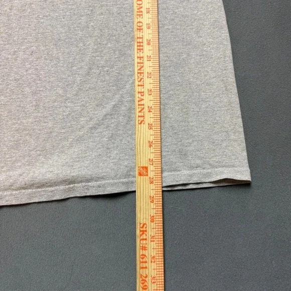 Mangy Moose Jackson Hole Wyoming Long Sleeve Graphic Shirt Gray Size L - Picture 3 of 6